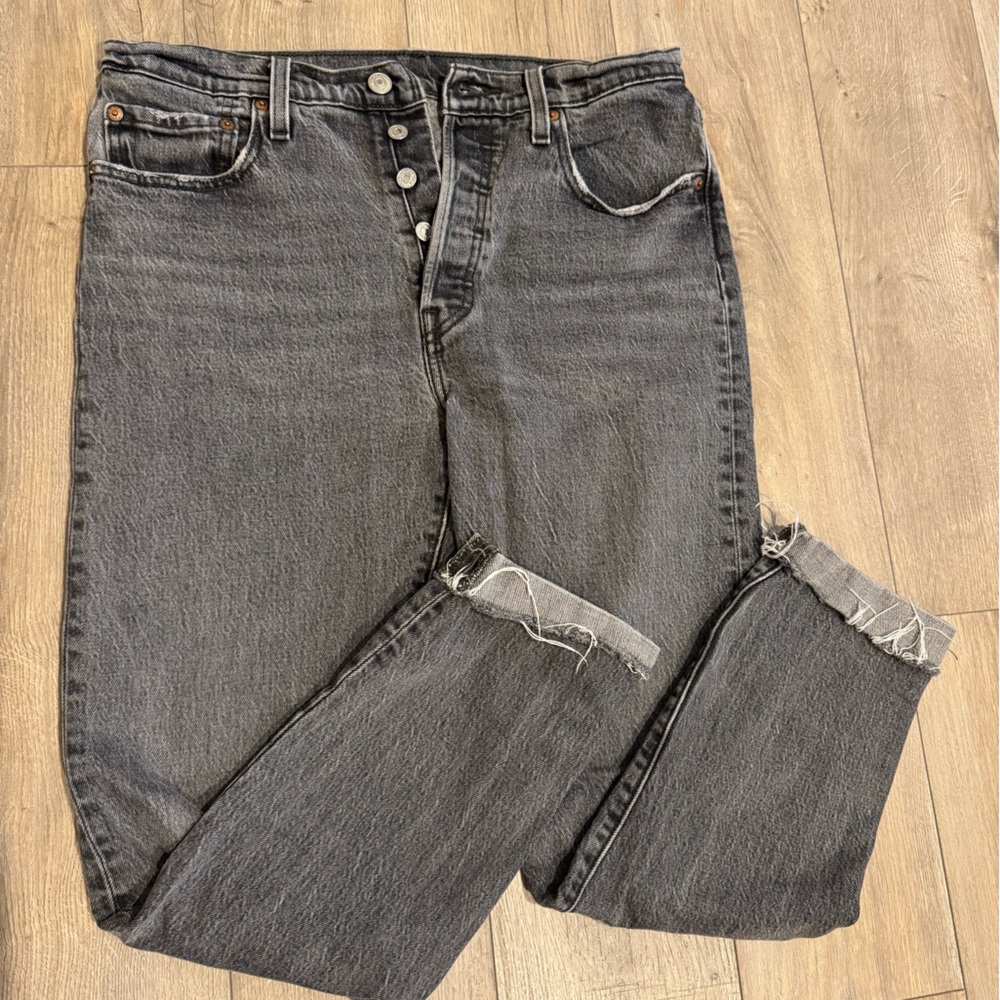 Levi's Black 501 Denim Jeans